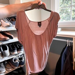 Maternity blouse pink size med